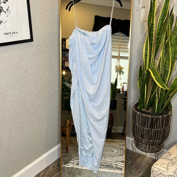 House of CB 'Vesper' Soft Blue Maxi Skirt NWOT - Picture 8 of 10